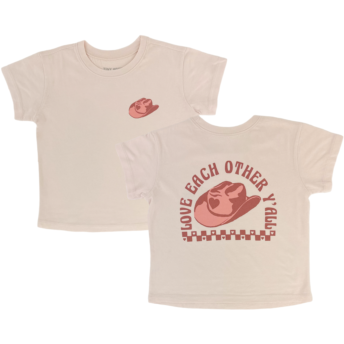 LOVE EACH OTHER BOXY TEE || TINY WHALES