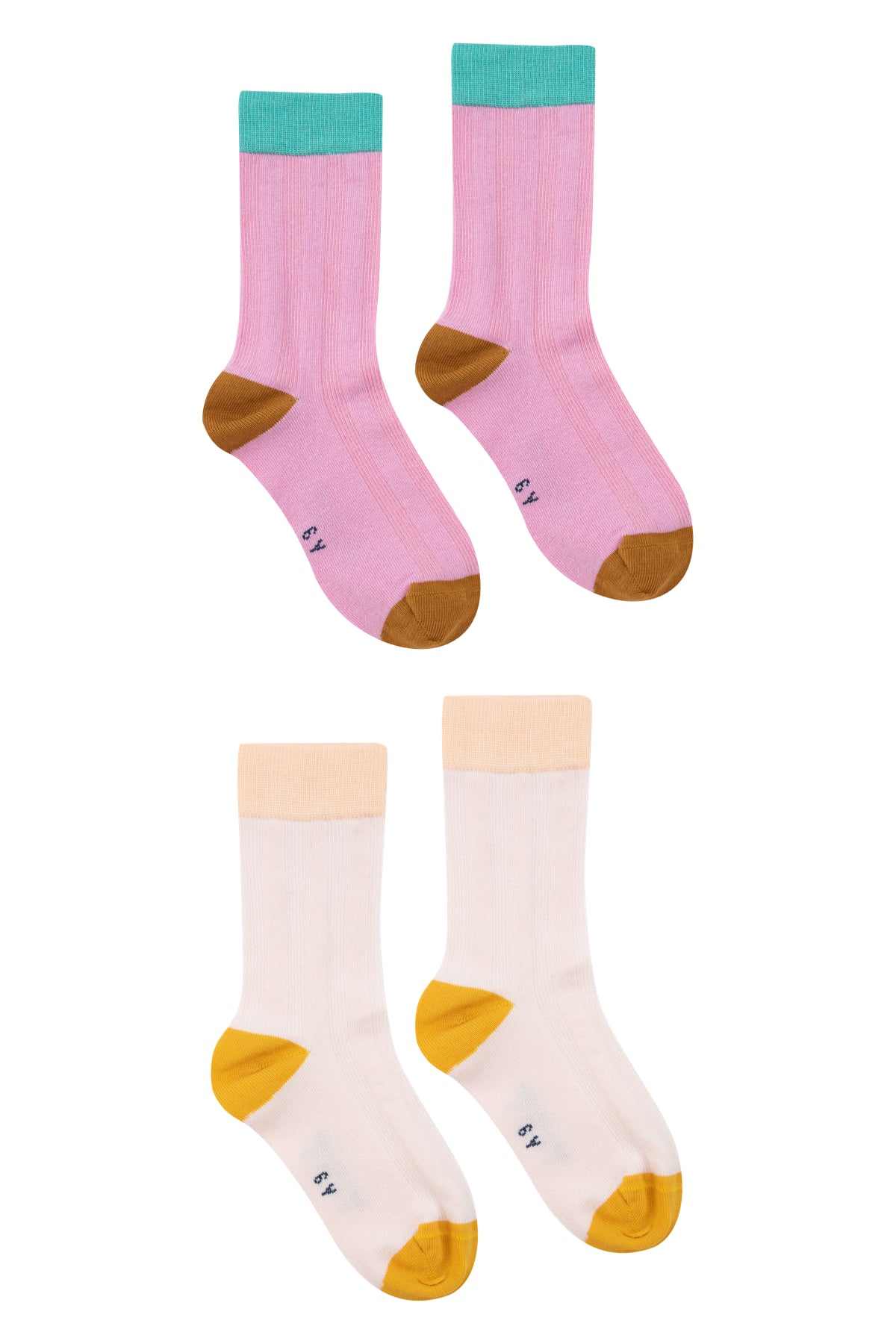 BICOLOR SOCKS 2PK || TINY COTTONS