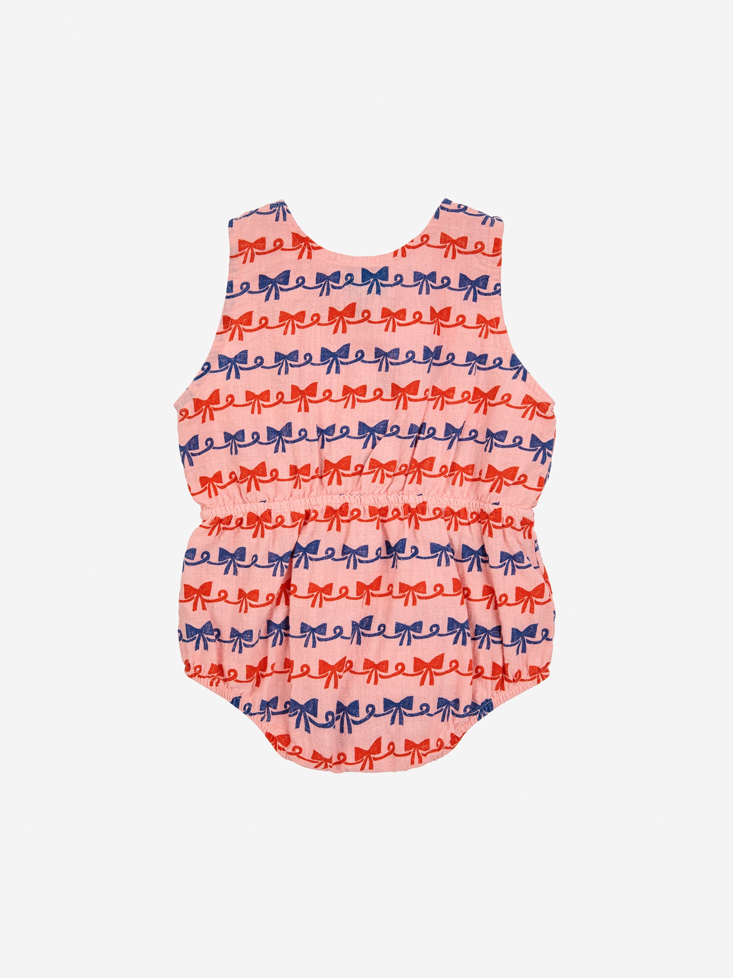 BABY RIBBON BOW ALL OVER WOVEN ROMPER | BOBO CHOSES