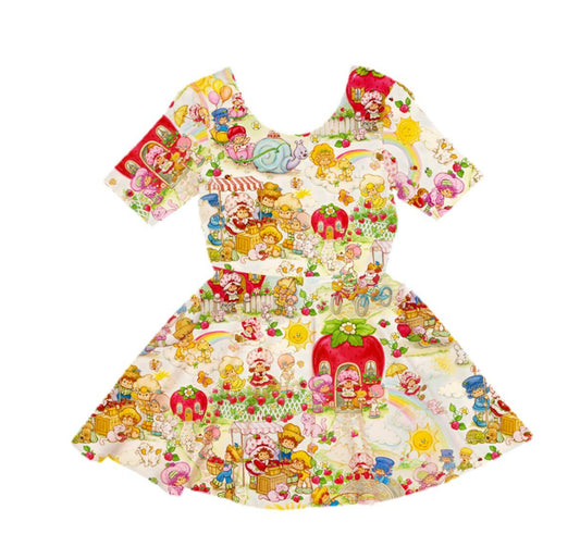 STRAWBERRY LAND MABEL DRESS || ROCK YOUR BABY