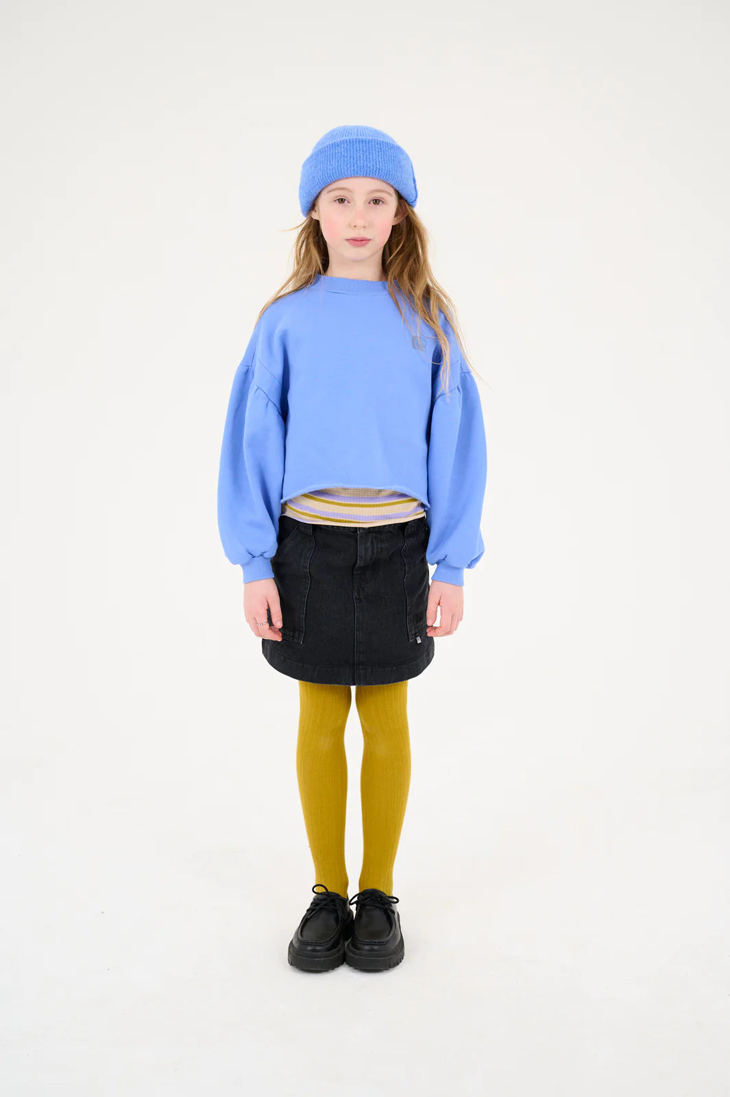 CROP SWEATSHIRT - ULTRAMARINE || REPOSE AMS