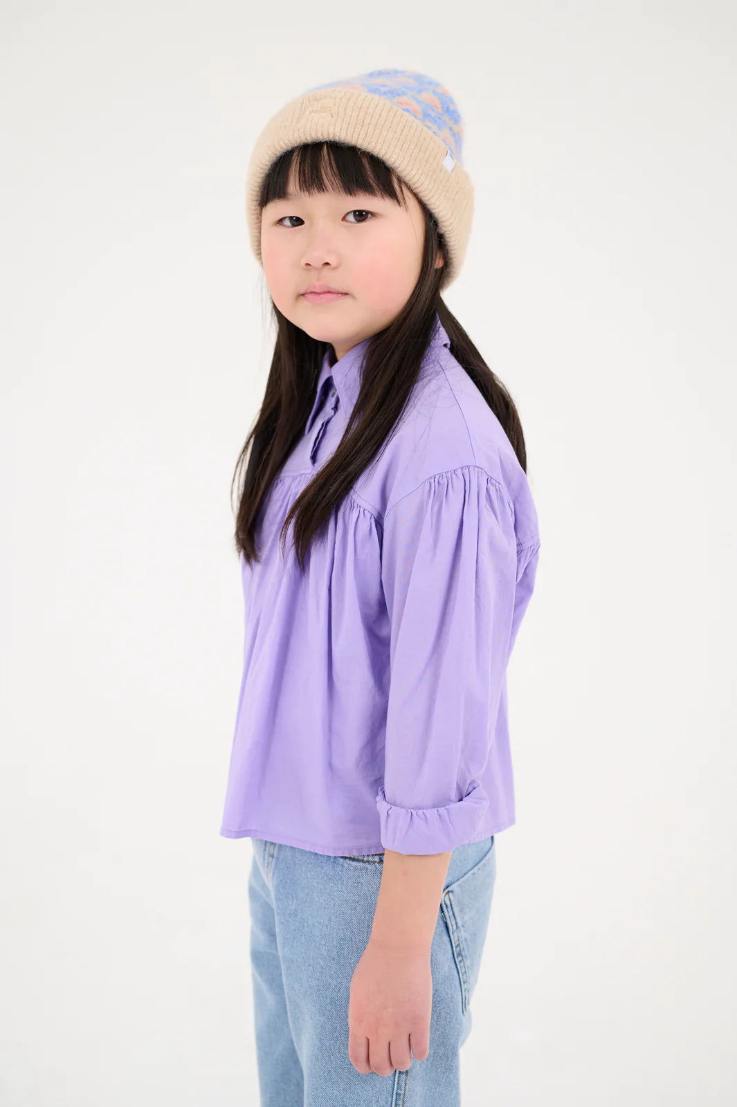 AT EASE BLOUSE - VIOLET || REPOSE AMS
