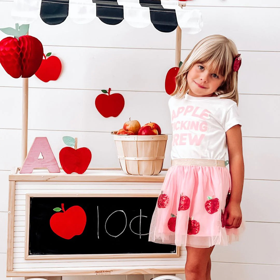 APPLE SEQUIN TUTU || SWEET WINK