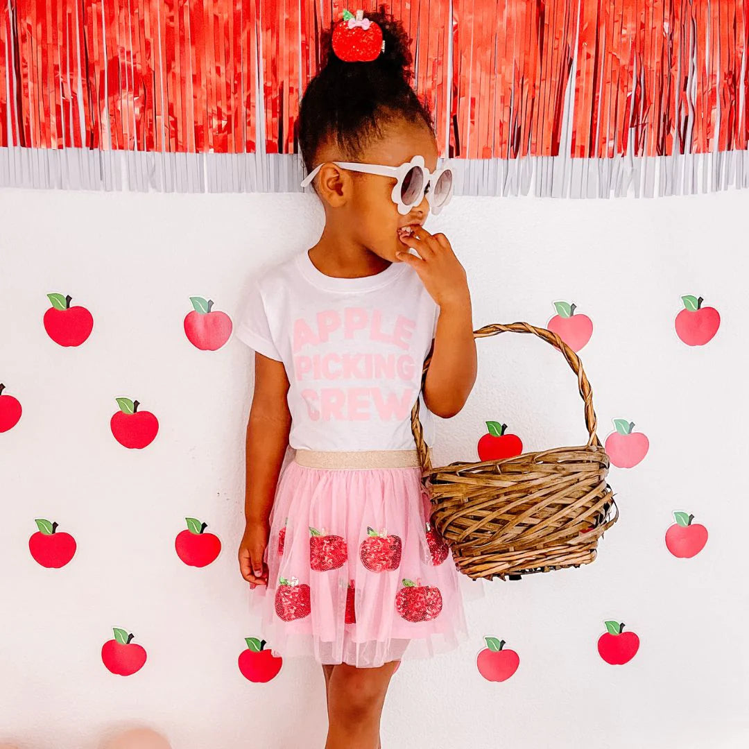 APPLE SEQUIN TUTU || SWEET WINK