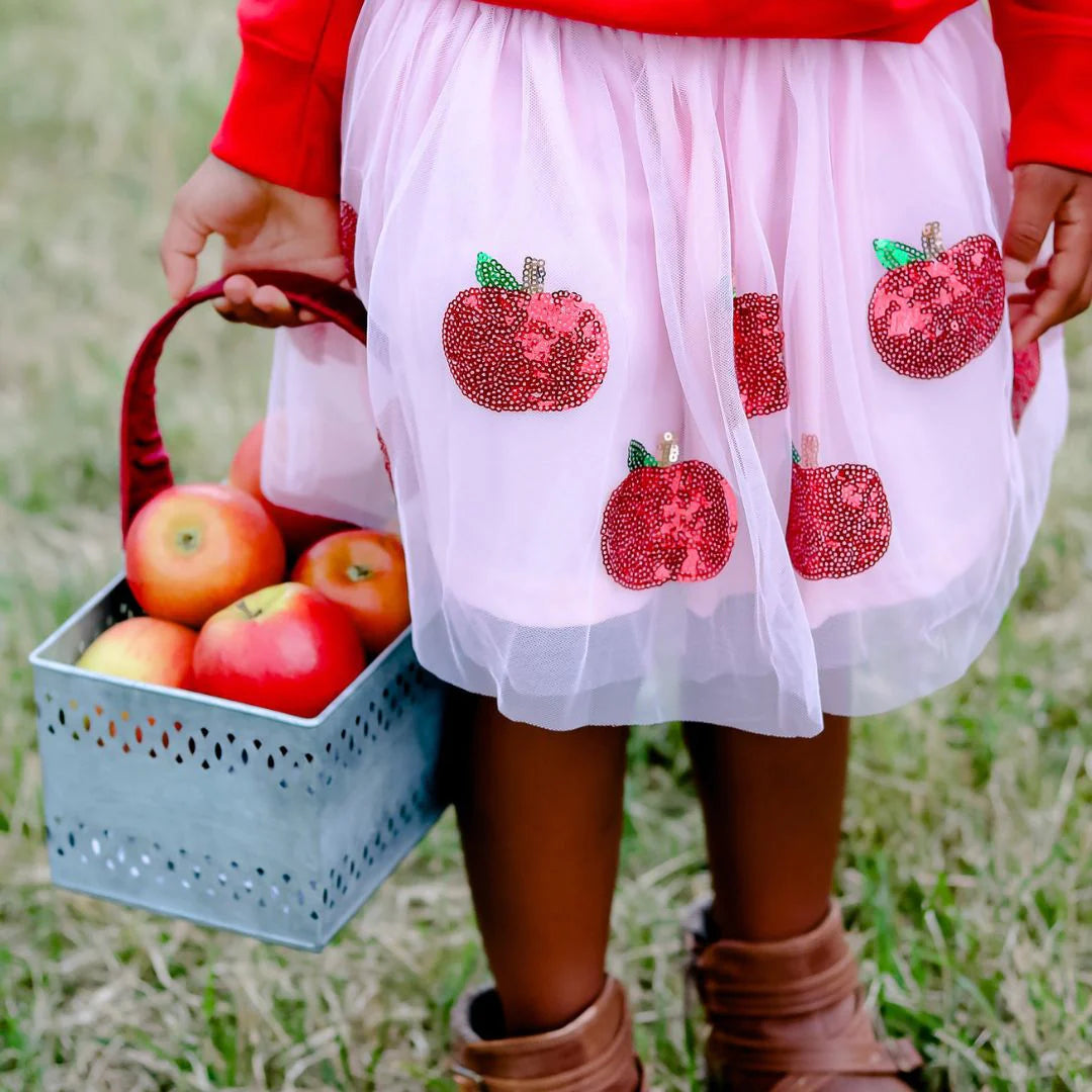 APPLE SEQUIN TUTU || SWEET WINK