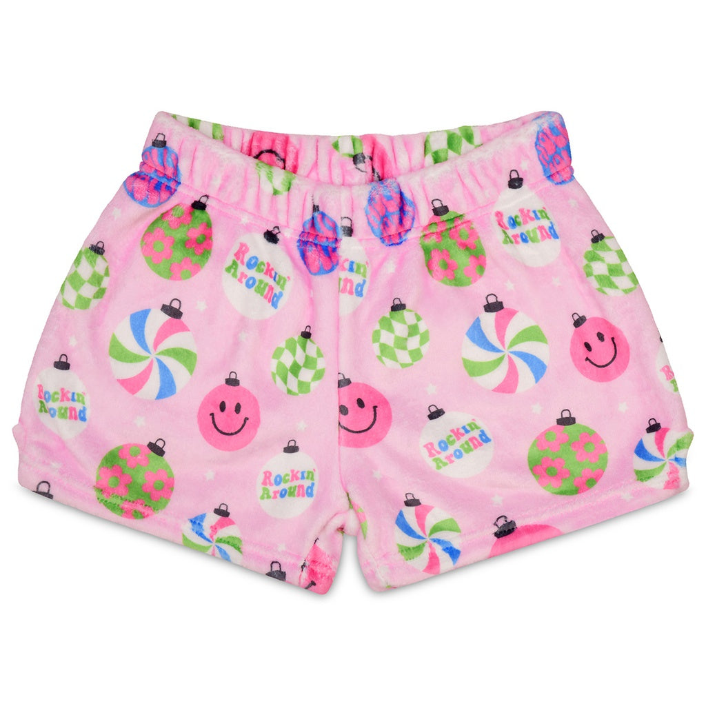 ROCKIN AROUND ORNAMENTS PLUSH SHORTS || ISCREAM