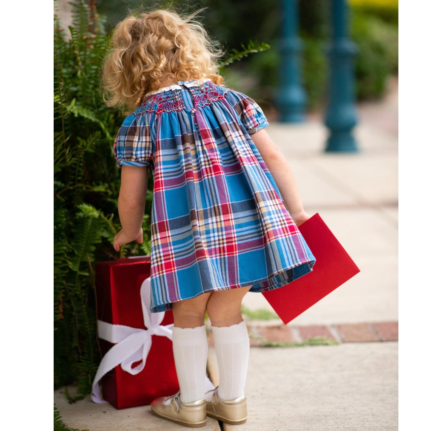MAEVE TARTAN PLAID BABY DRESS