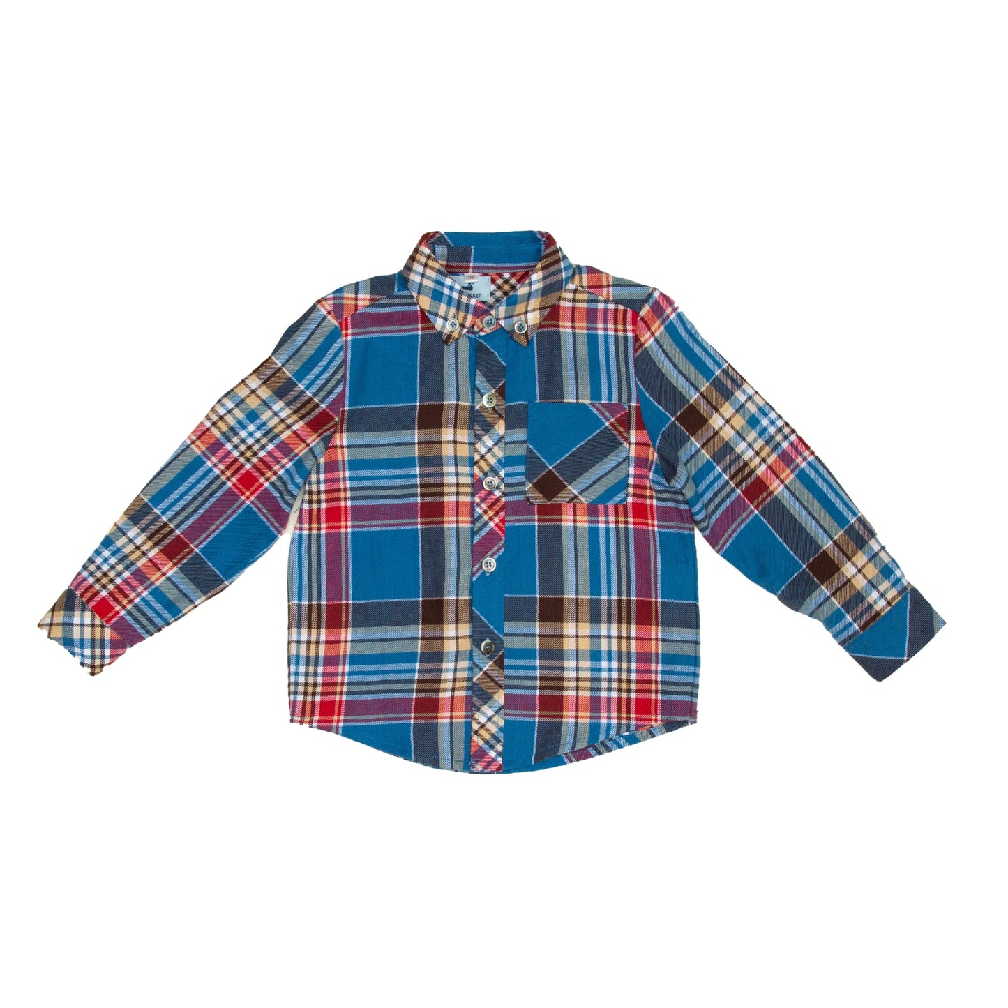 JACK BUTTON DOWN SHIRT IN NANDUCKET AMERICANA SIGNATURE PLAID
