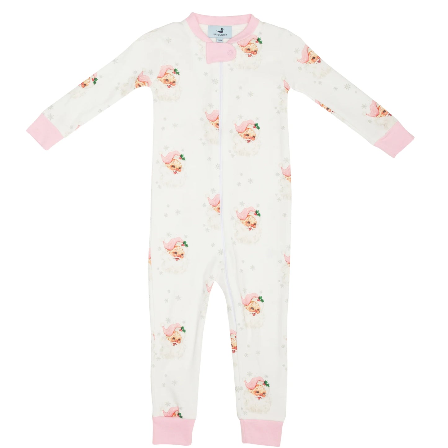 SANTA’S SWEETHEART PINK FOOTIE PAJAMA