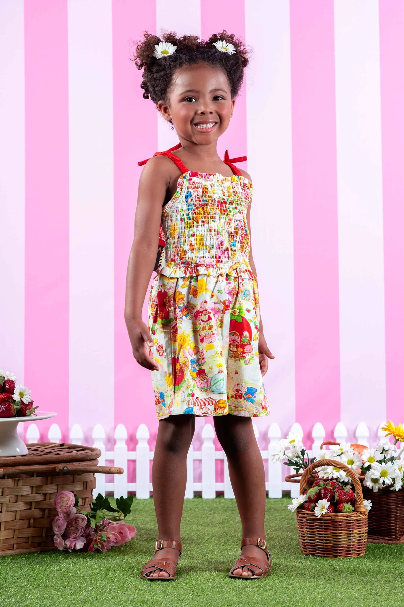 STRAWBERRY LAND ROMPER || ROCK YOUR BABY