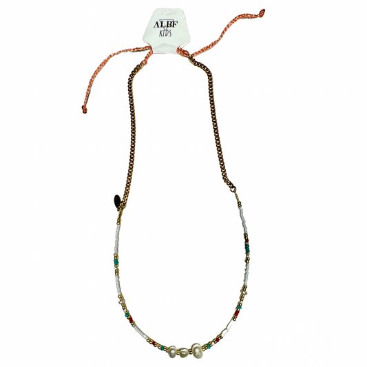 JUST PEACHY BEADED NECKLACE || ALBF