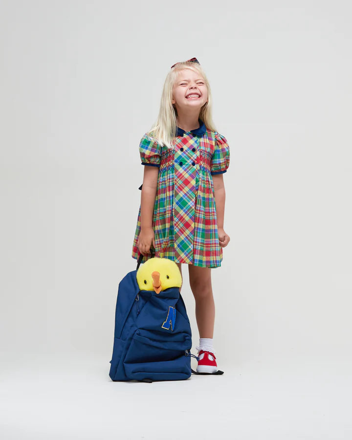 PIPER SMOCKED DRESS IN PLAYGROUND PLAID || NANDUCKET