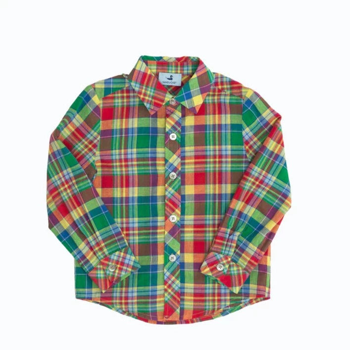 JACK BUTTON DOWN SHIRT - PLAYGROUND PLAID || NANDUCKET