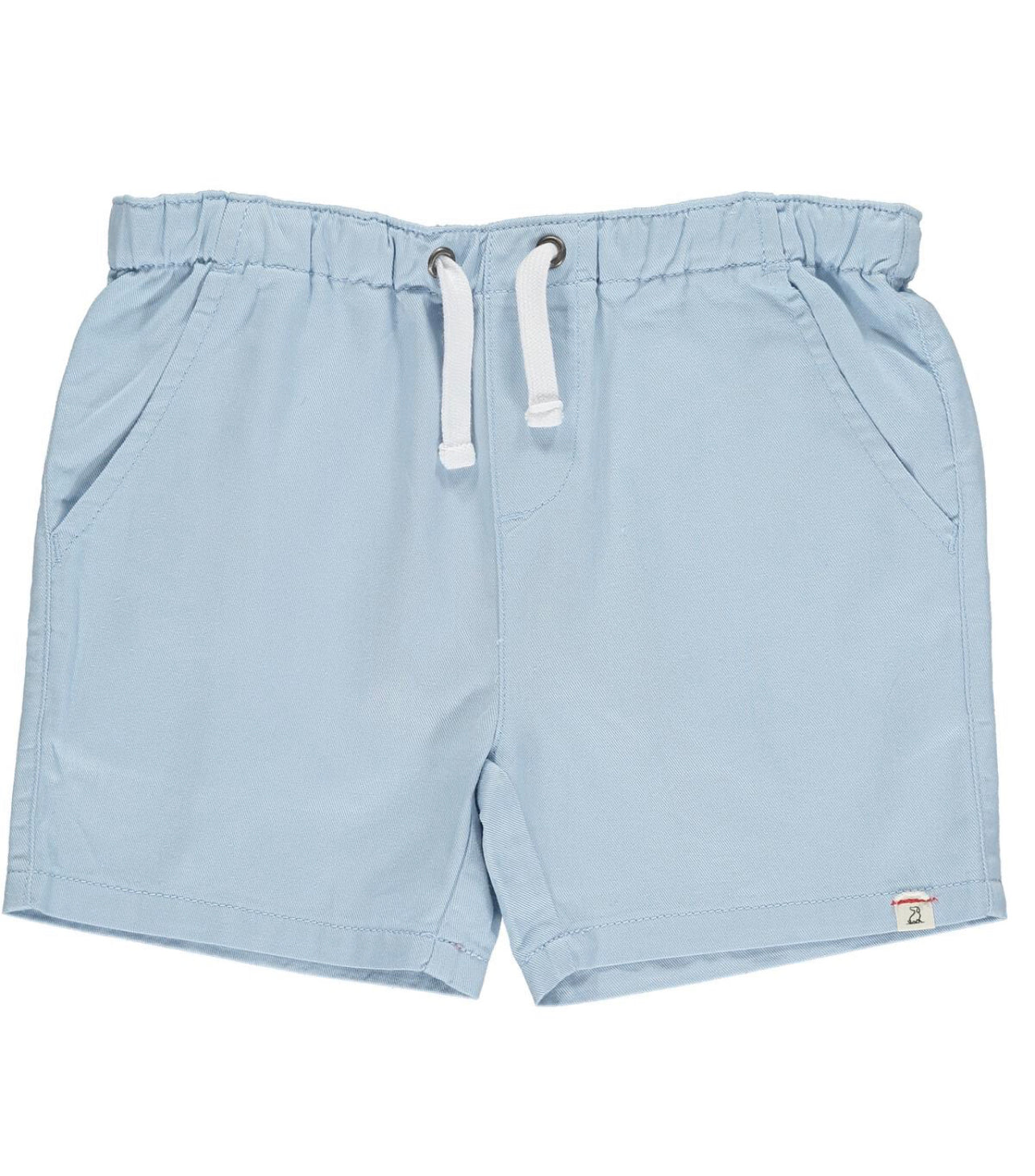 PALE BLUE TWILL SHORT