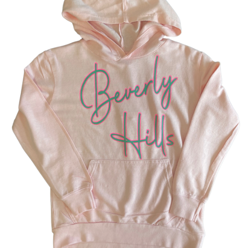BEVERLY HILLS FRENCH TERRY HOODIE || VINTAGE HAVANA