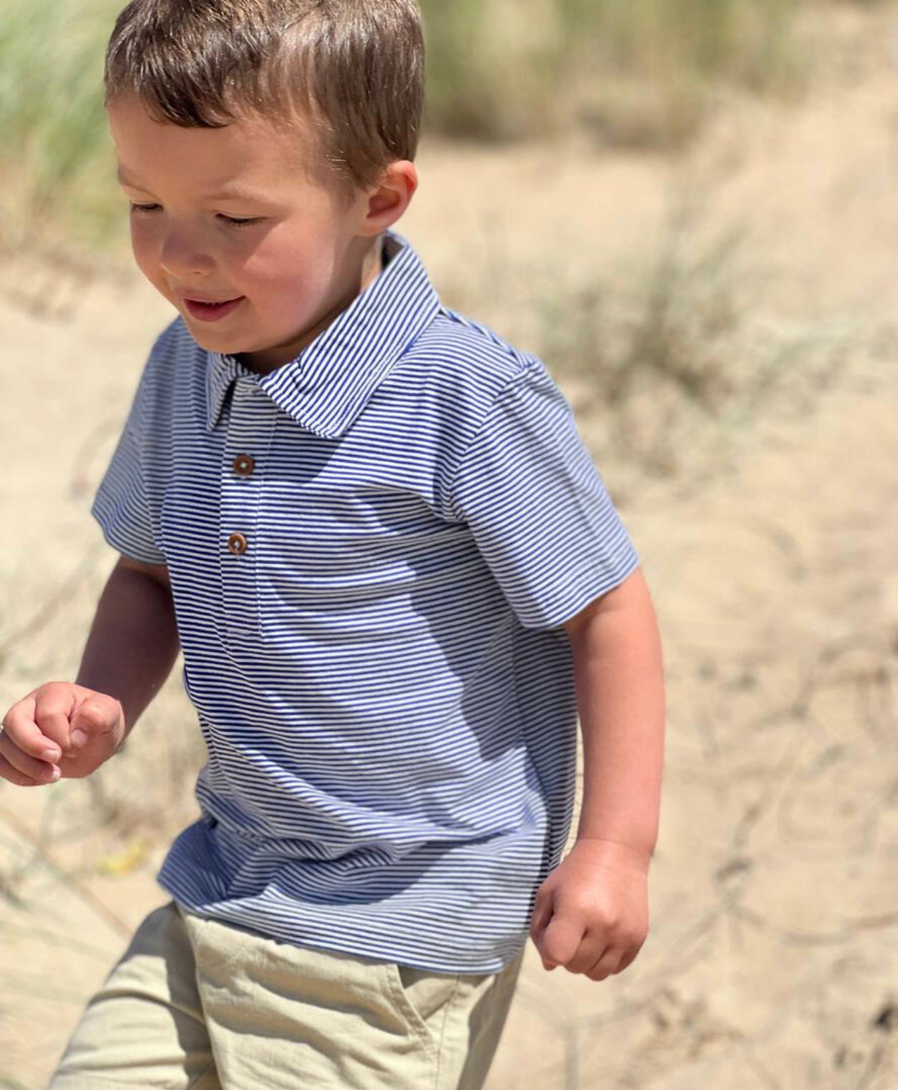 BLUE STRIPE POLO