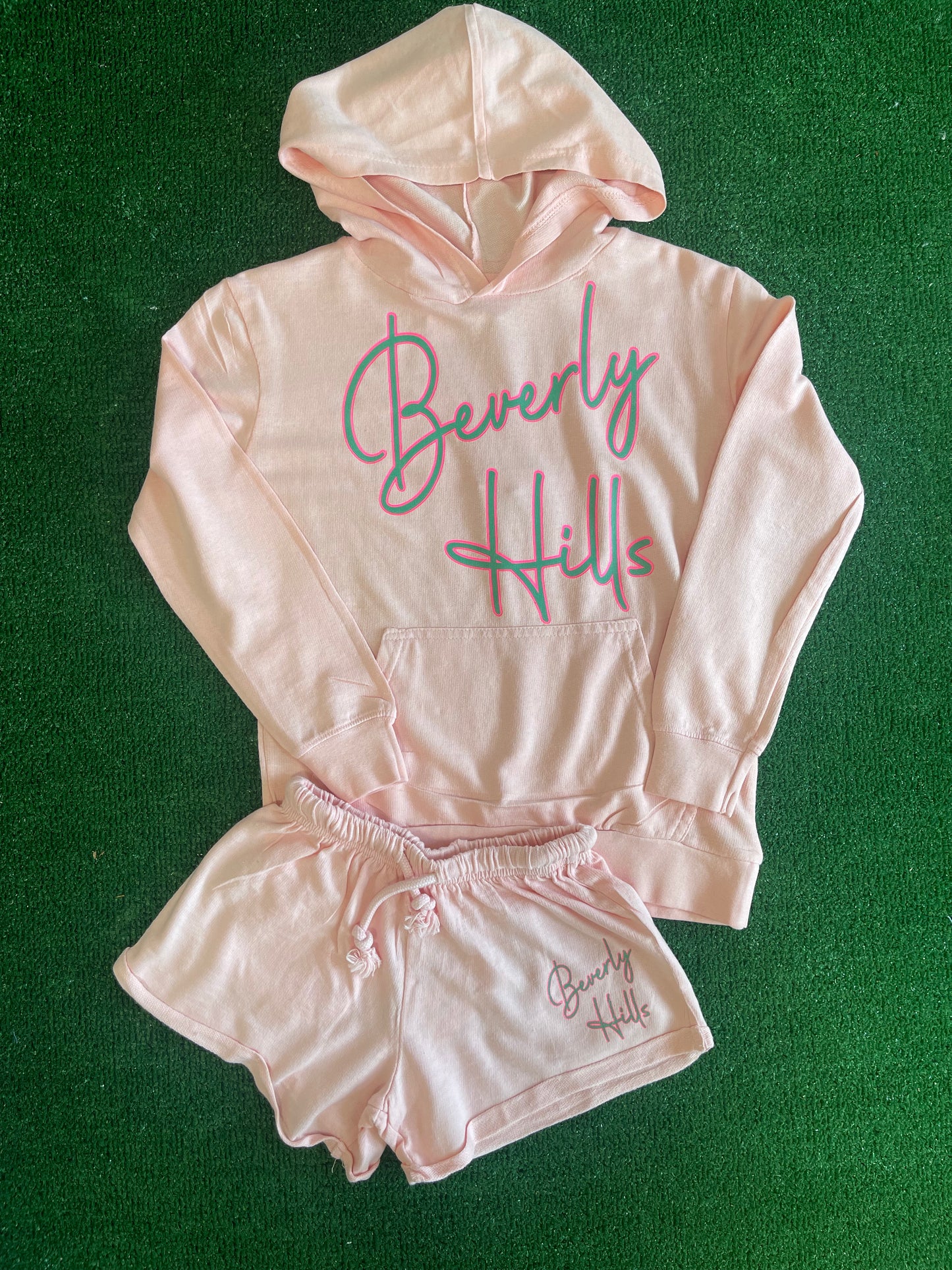 BEVERLY HILLS FRENCH TERRY HOODIE || VINTAGE HAVANA