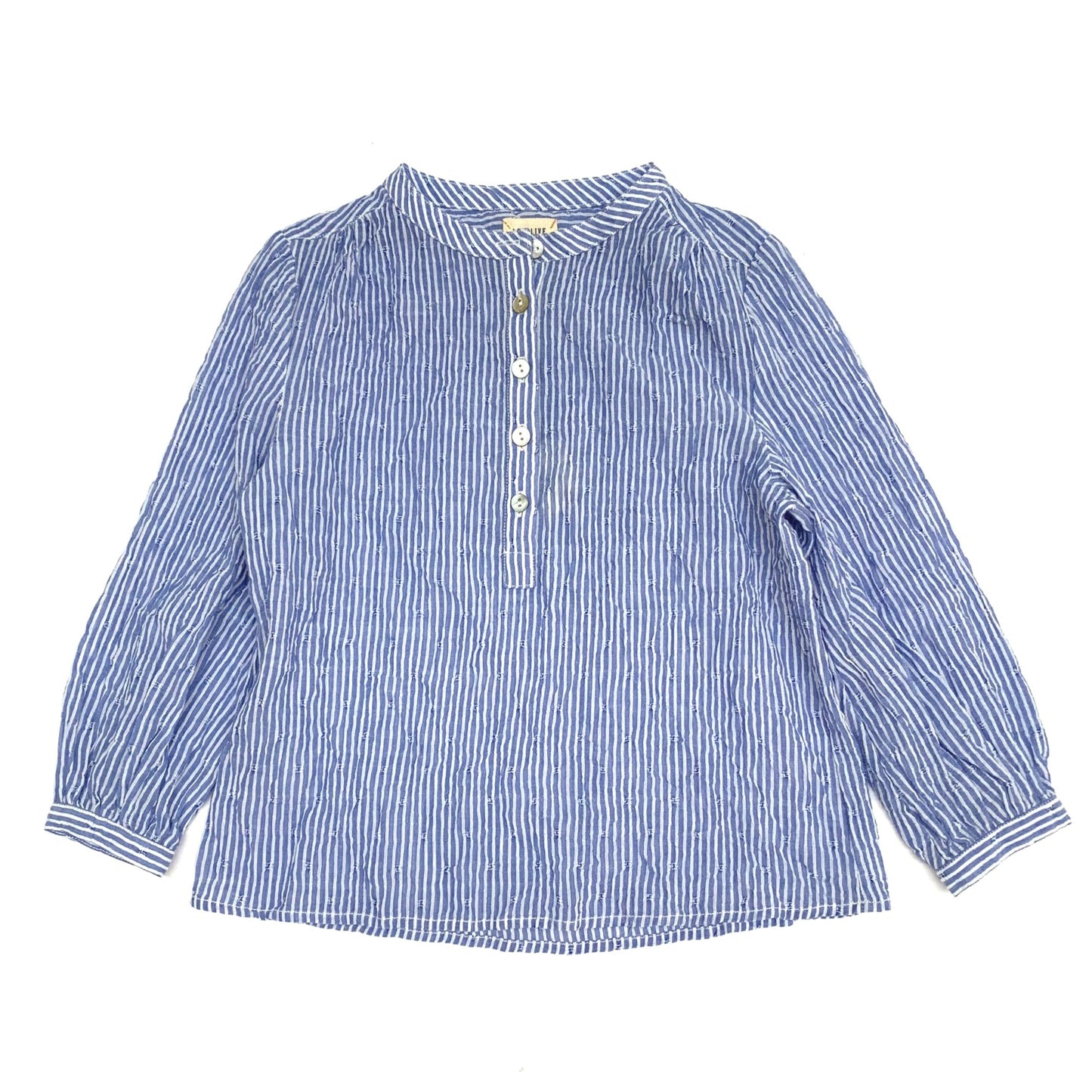BLOUSE - BLUE STRIPE || LONG LIVE THE QUEEN