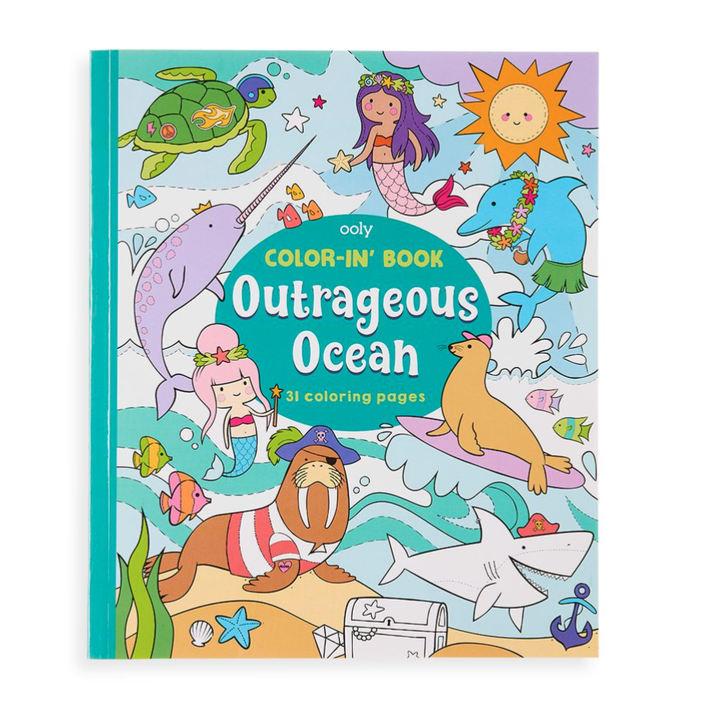 Color-in' Book: Outrageous Ocean