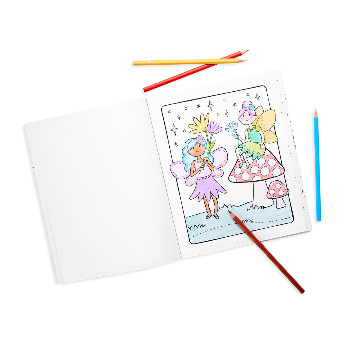 Color Together Colored Pencils - Set of 24 (18 Classic & 6 Skin Tone Colors)