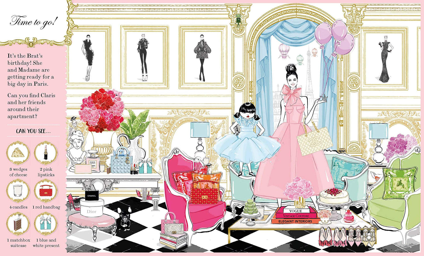 WHERE IS CLARIS IN PARIS A LOOK & FIND BOOK - MEGAN HESS