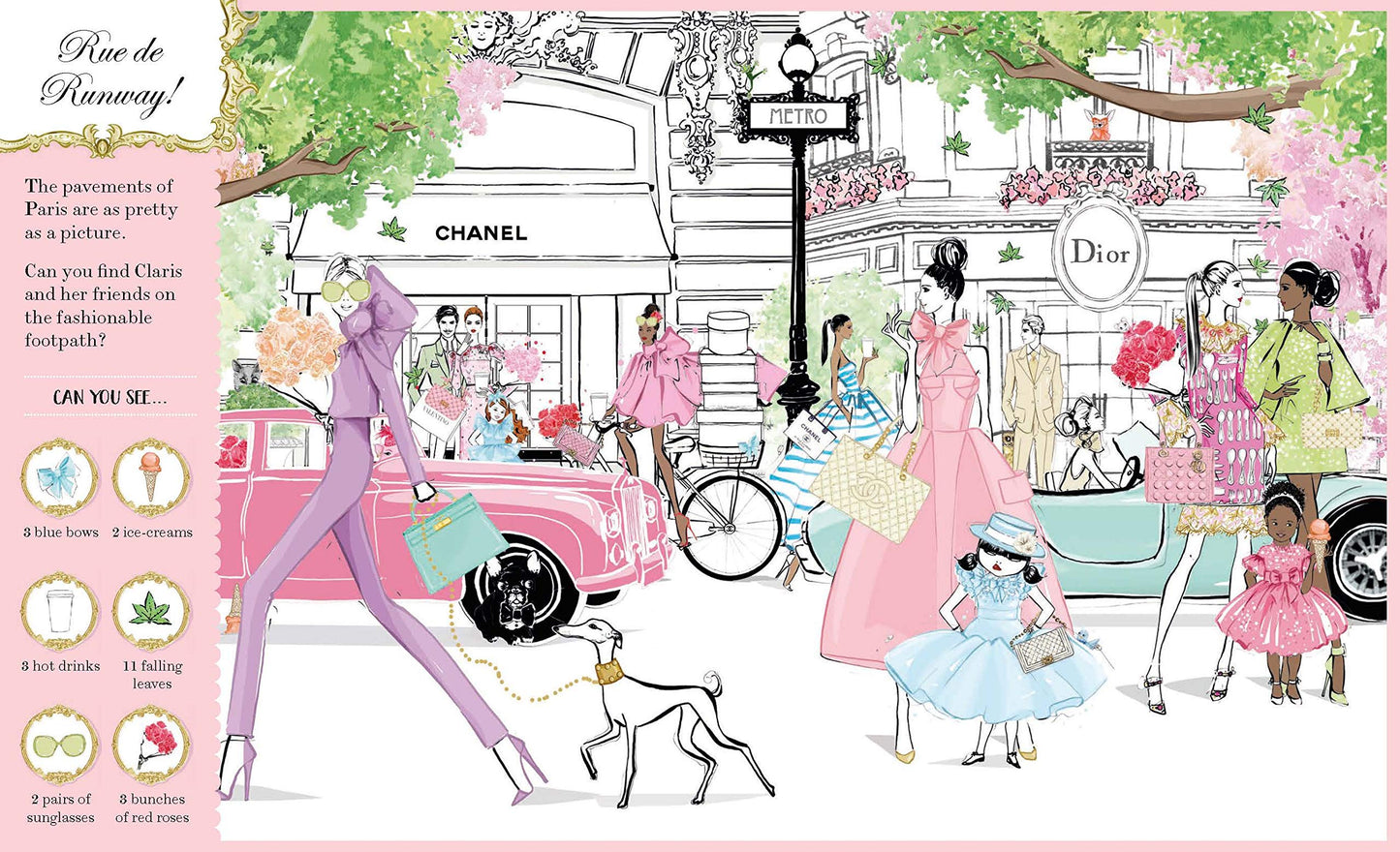 WHERE IS CLARIS IN PARIS A LOOK & FIND BOOK - MEGAN HESS