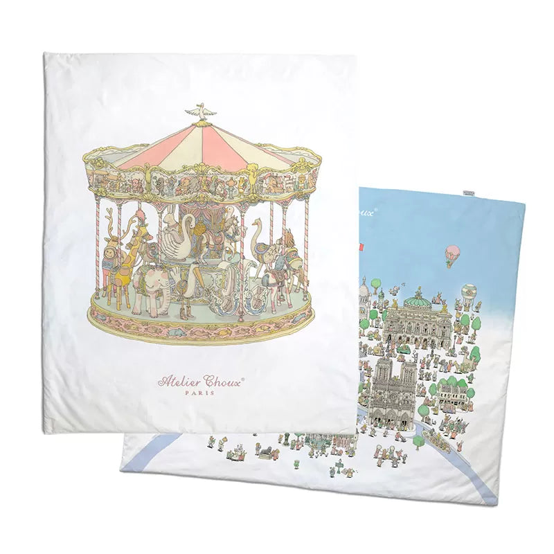 REVERSIBLE QUILT - PARIS / CAROUSEL || ATELIER CHOUX