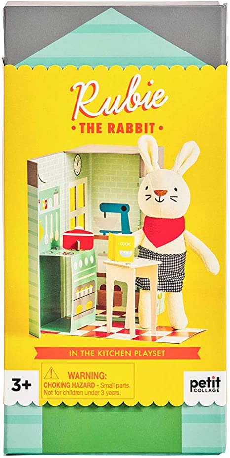 RUBIE THE RABBIT IN THE KITCHEN PLAYSET