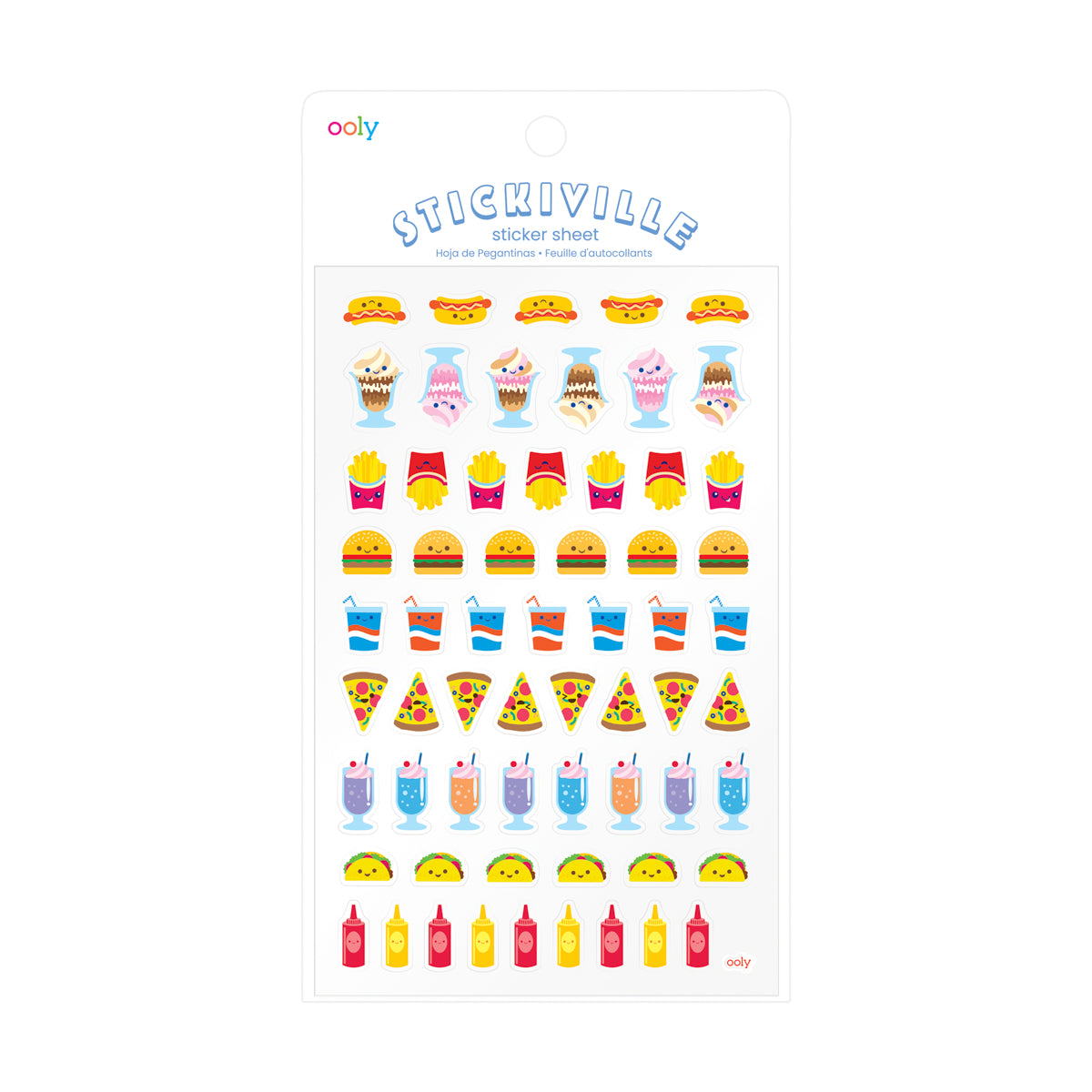 (Itsy Bitsy) Stickiville Standard - Fast Food (1 Sheet)