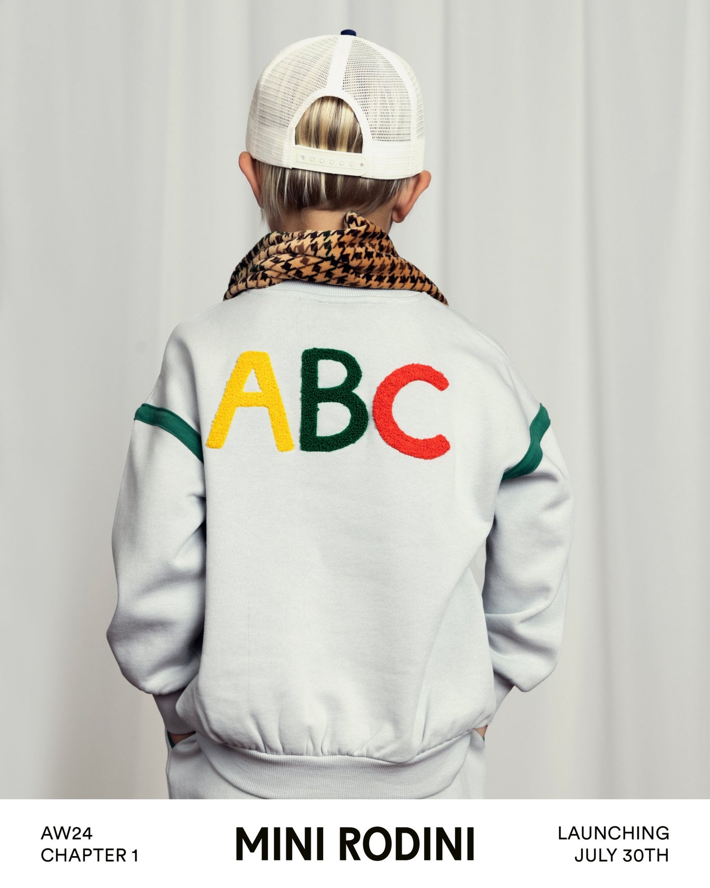 ABC CHENILLE SWEATSHIRT | MINI RODINI