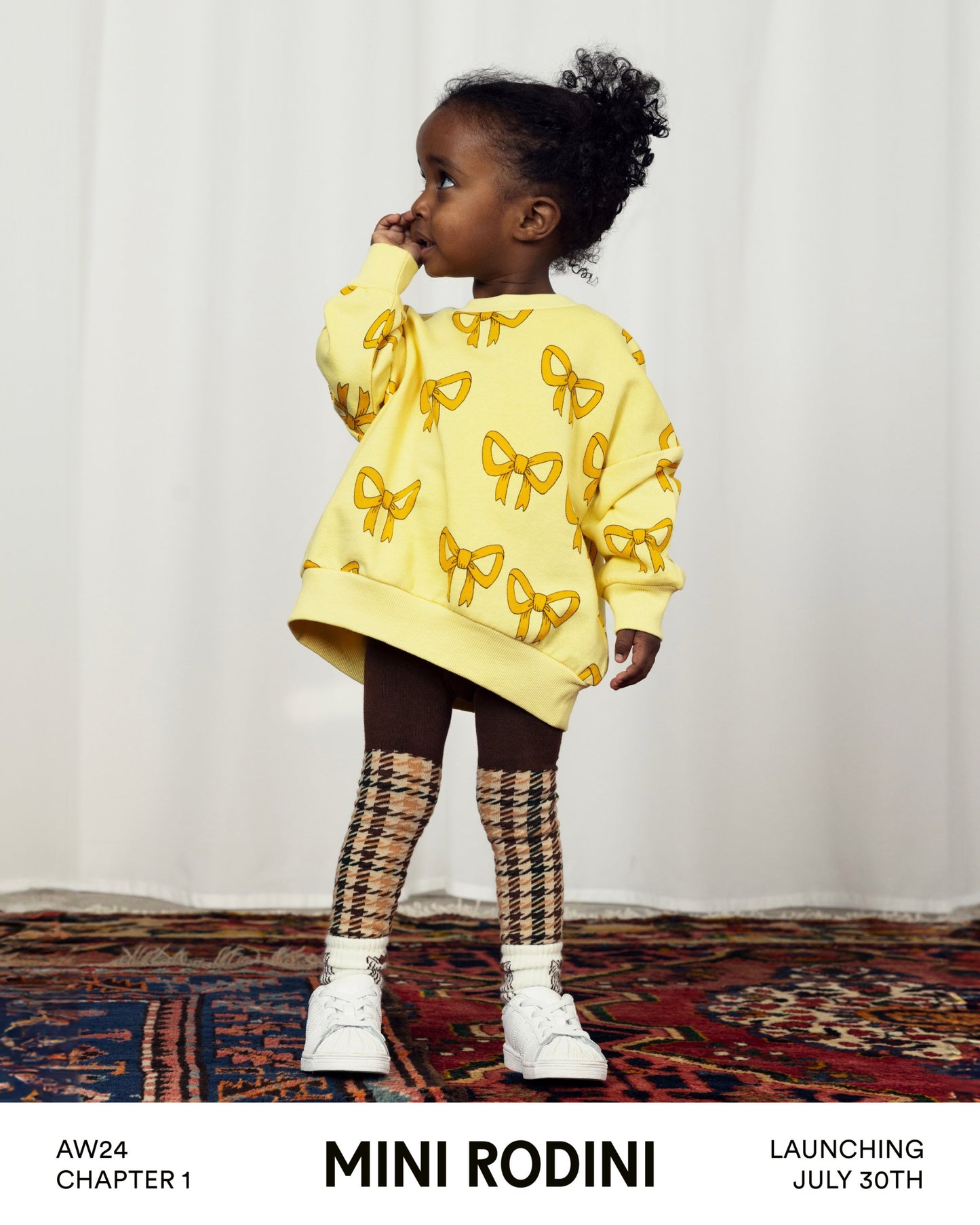 BOW SWEATSHIRT | MINI RODINI