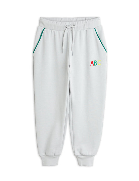 ABC EMBROIDERED SWEATPANTS | MINI RODINI