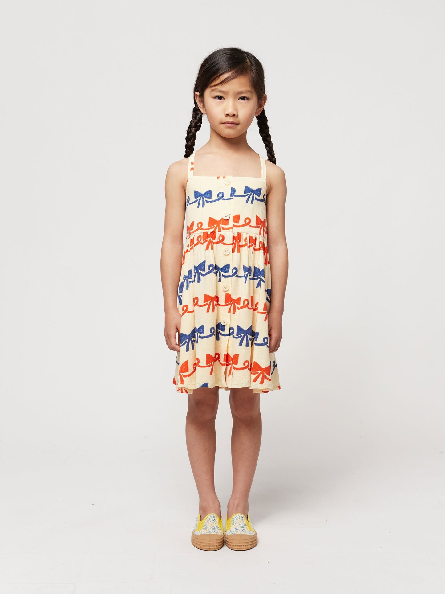 RIBBON BOW ALL OVER WOVEN DRESS | BOBO CHOSES