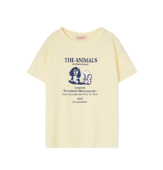ROOSTER TEE - SOFT YELLOW | THE ANIMALS OBSERVATORY