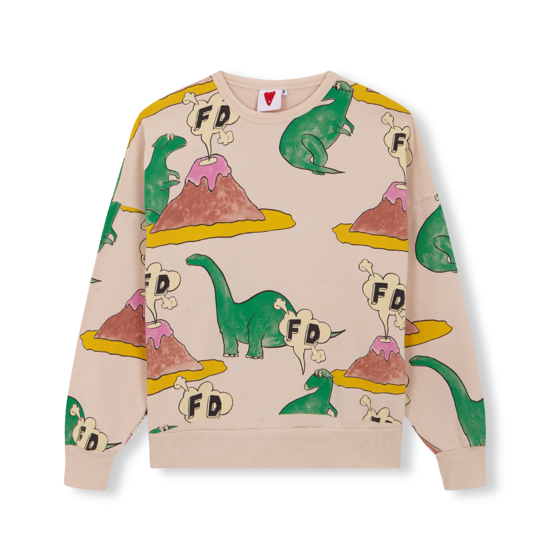 VOLCANO SWEATSHIRT | FRESH DINOSAURS