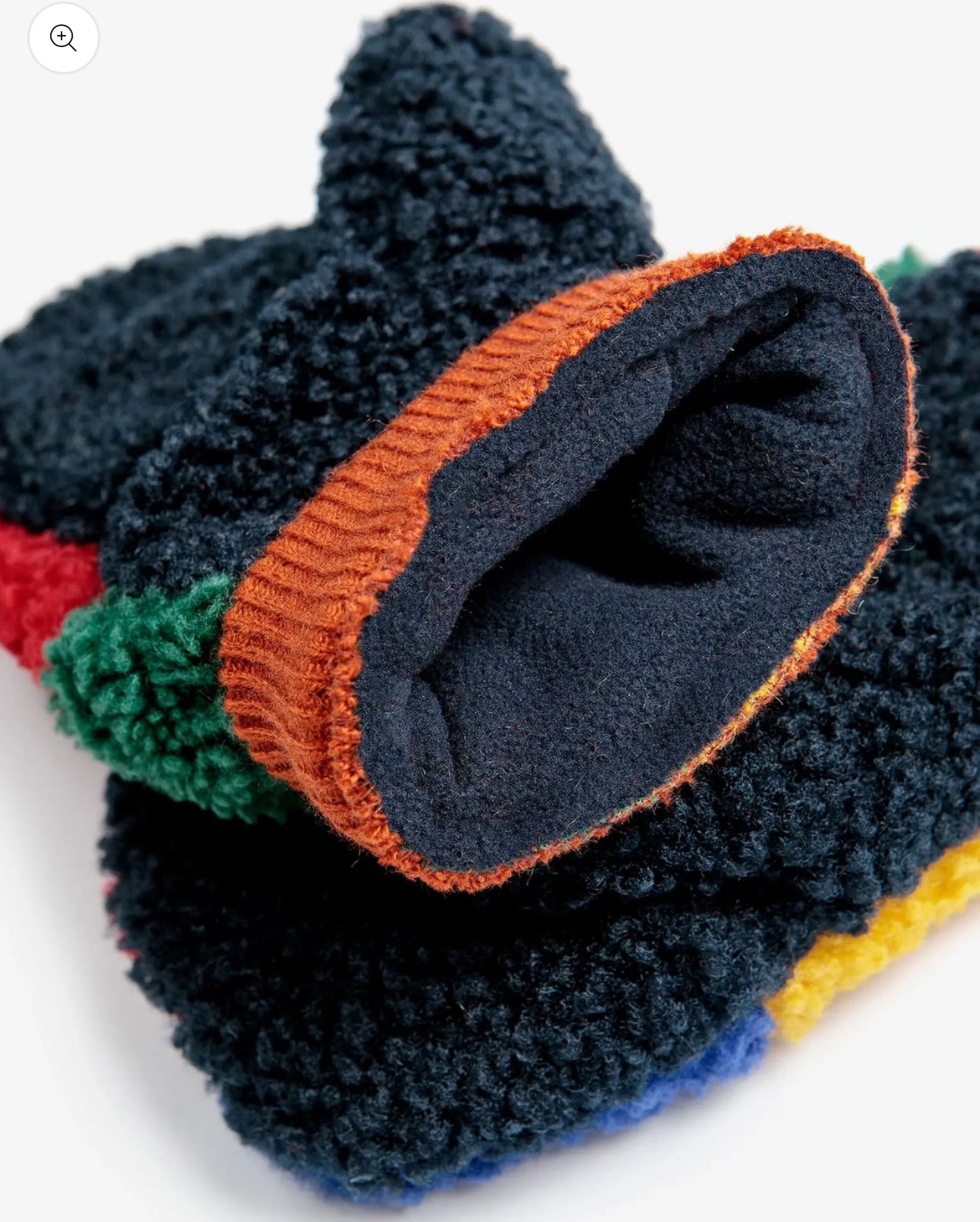 BABY COLORBLOCK SHEEPSKIN MITTENS | BOBO CHOSES