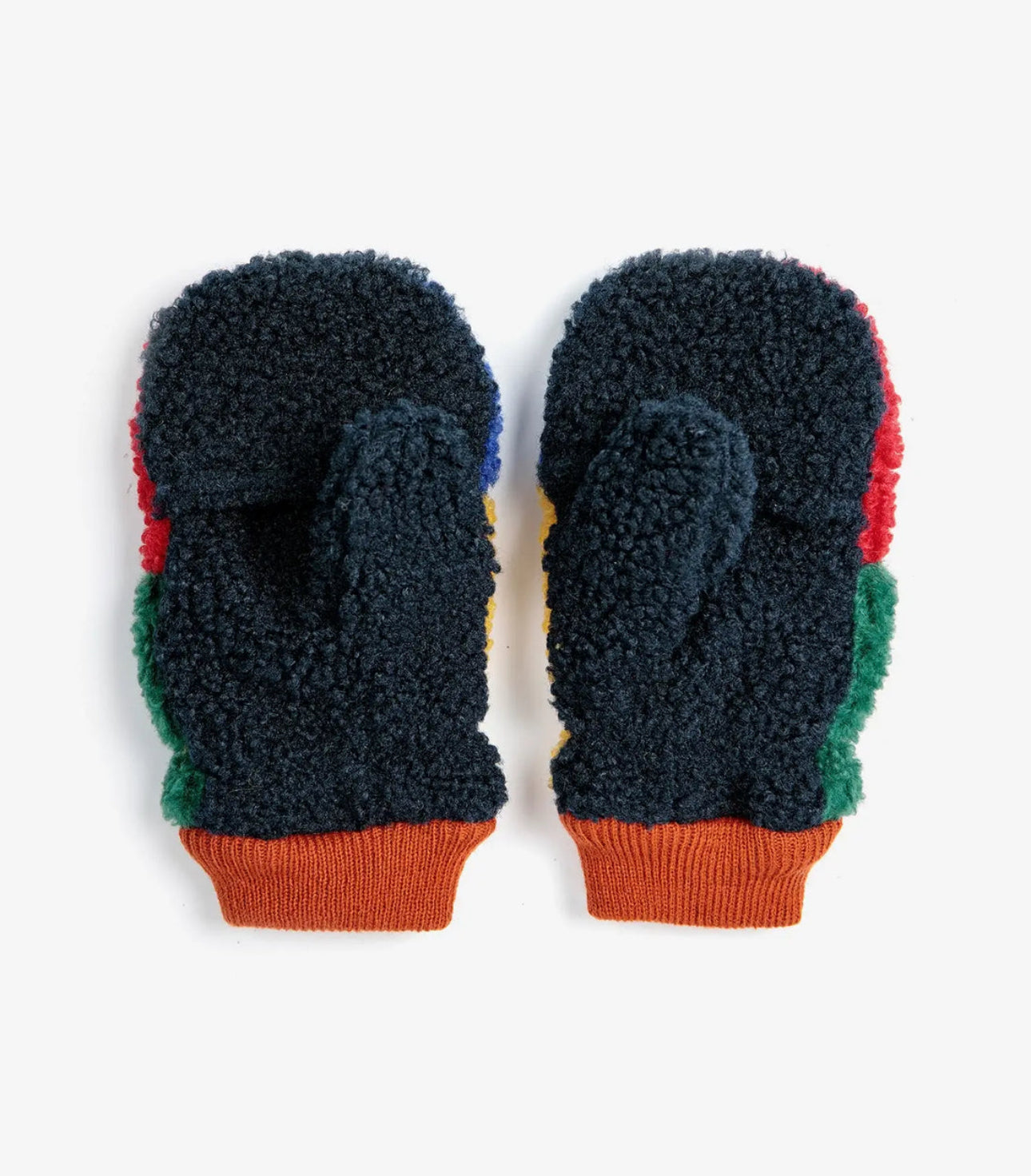 BABY COLORBLOCK SHEEPSKIN MITTENS | BOBO CHOSES