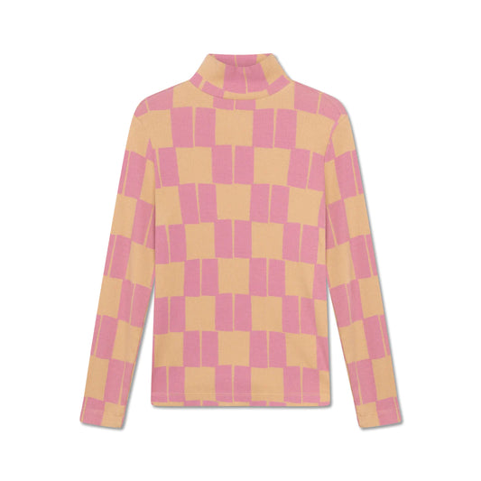 TURTLE NECK - SOFT PINK TILES || REPOSE AMS