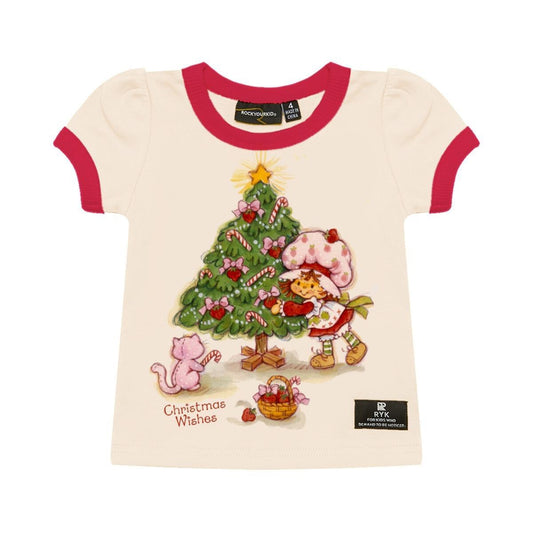 STRAWBERRY CHRISTMAS TREE T-SHIRT || ROCK YOUR BABY
