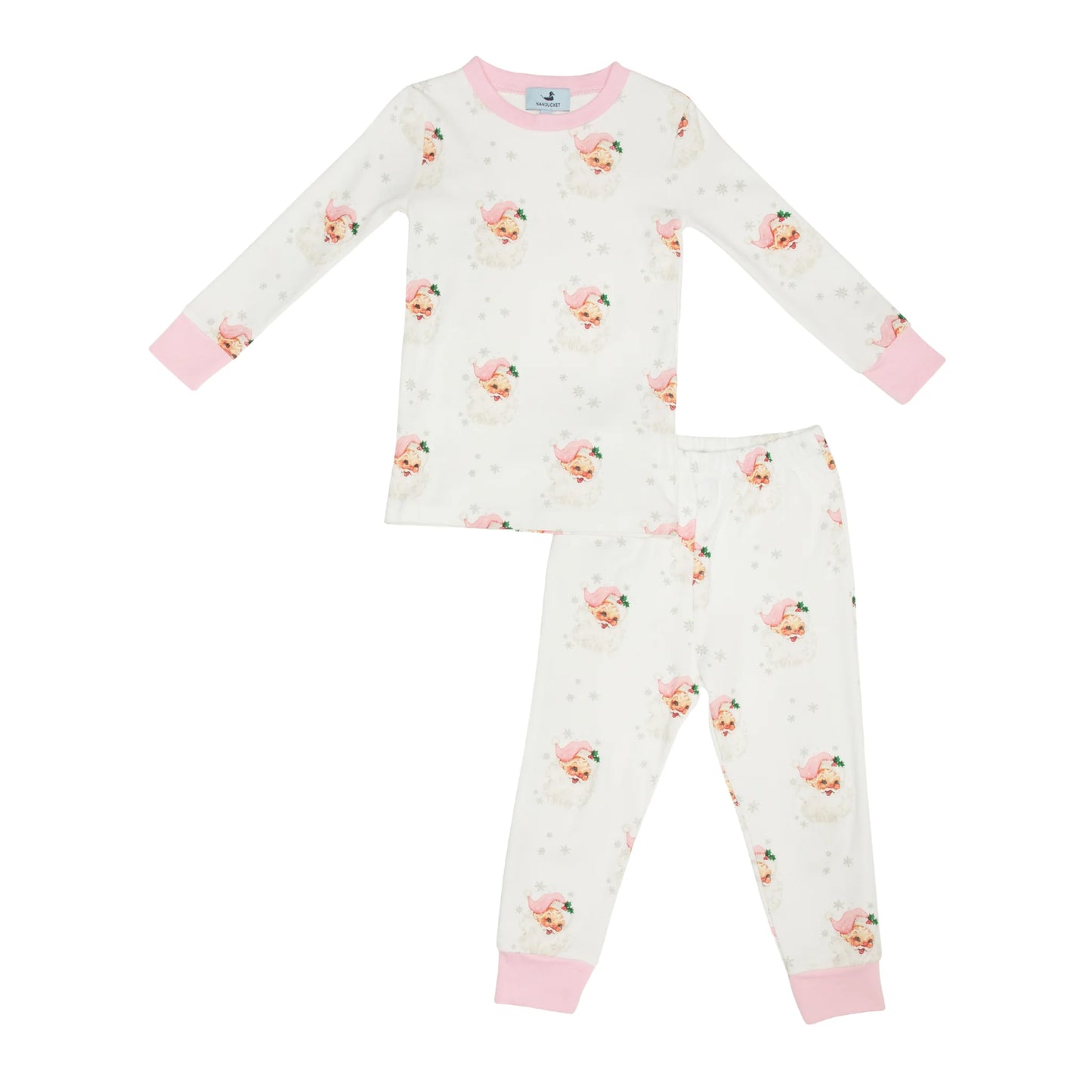 SANTA’S SWEETHEART TWO PIECE PINK PAJAMA SET