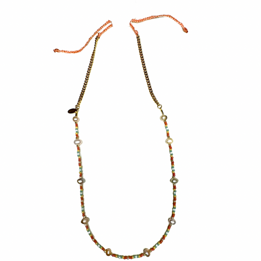 PEARLY WHITES BEADED NECKLACE || ALBF