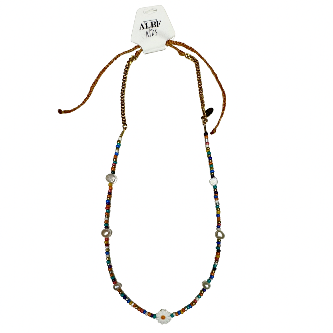 GOLDEN GLOW BEADED NECKLACE || ALBF