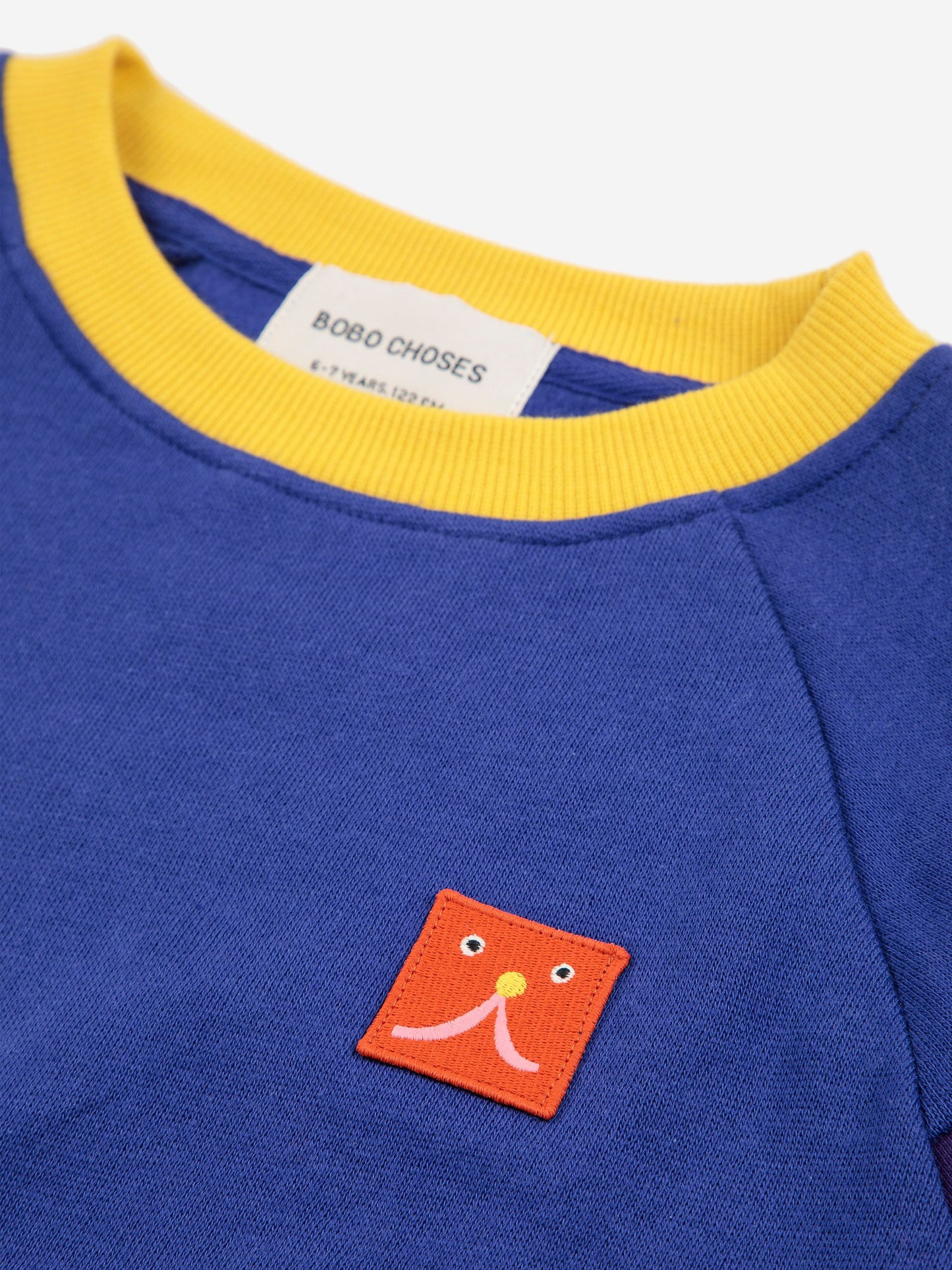 FUNNY FACE RAGLAN SWEATSHIRT | BOBO CHOSES