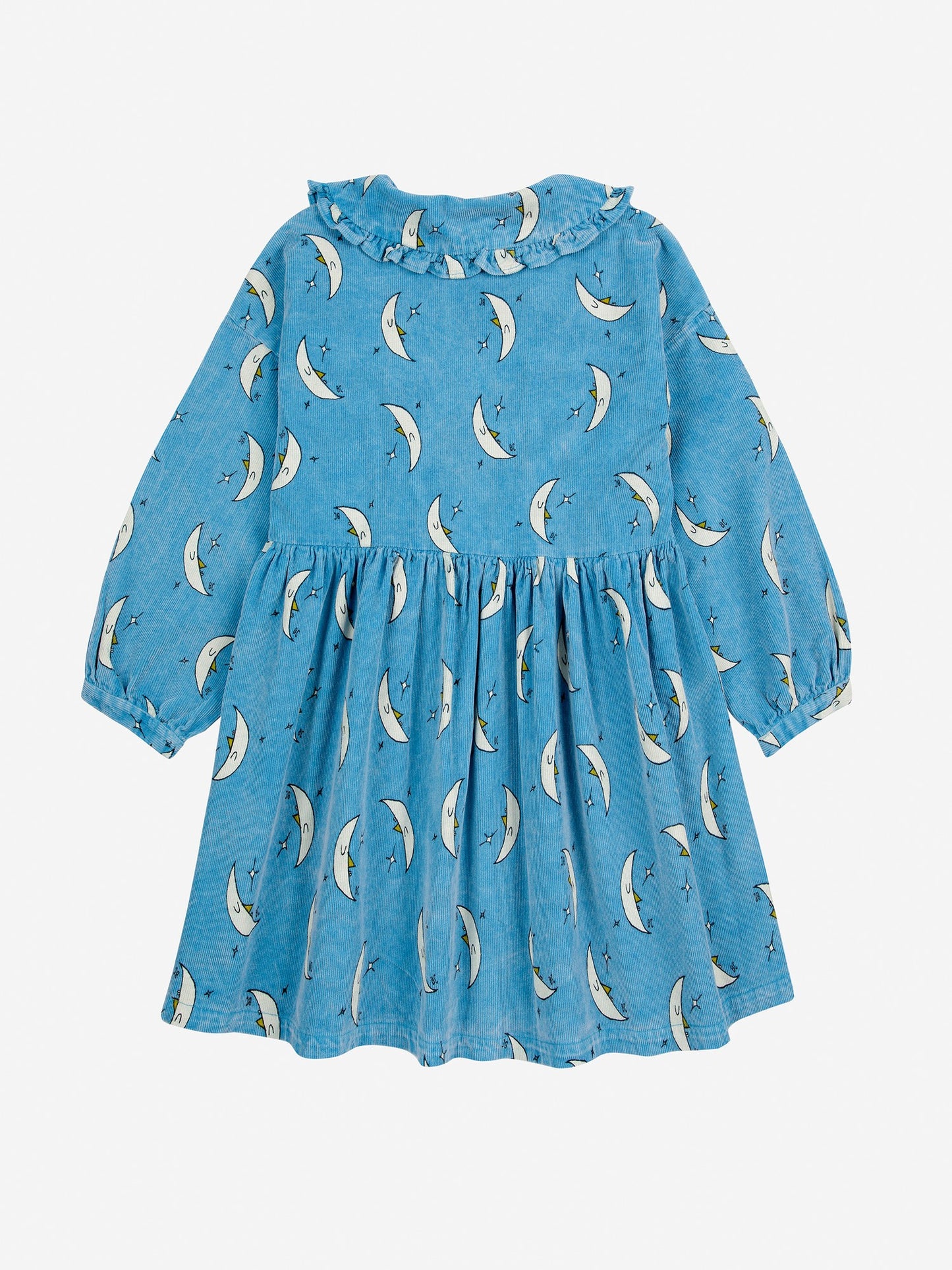 BENEATH THE MOON AOP RAGLAN MICRO CORDUROY DRESS | BOBO CHOSES