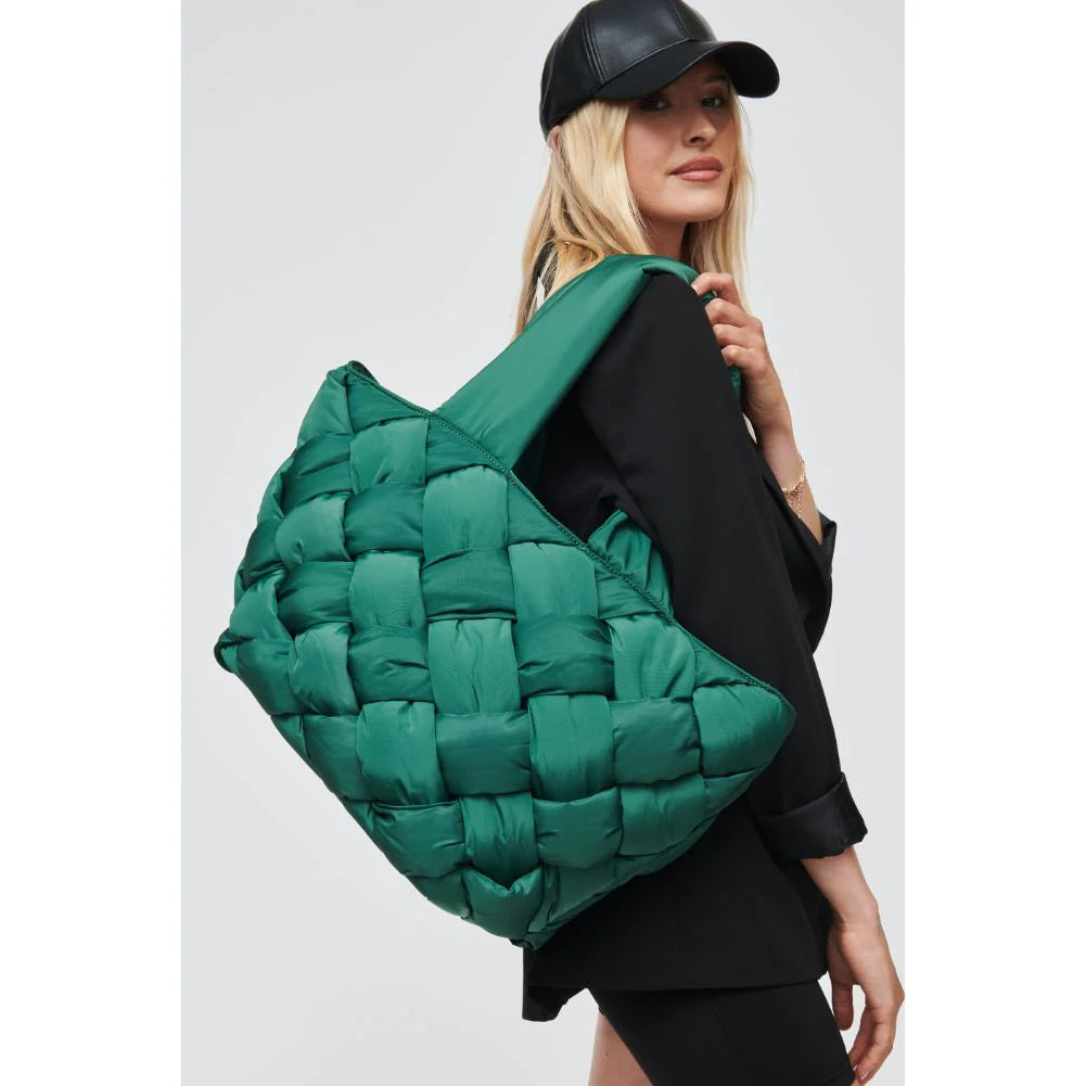 INTUITION EAST WEST TOTE - EMERALD