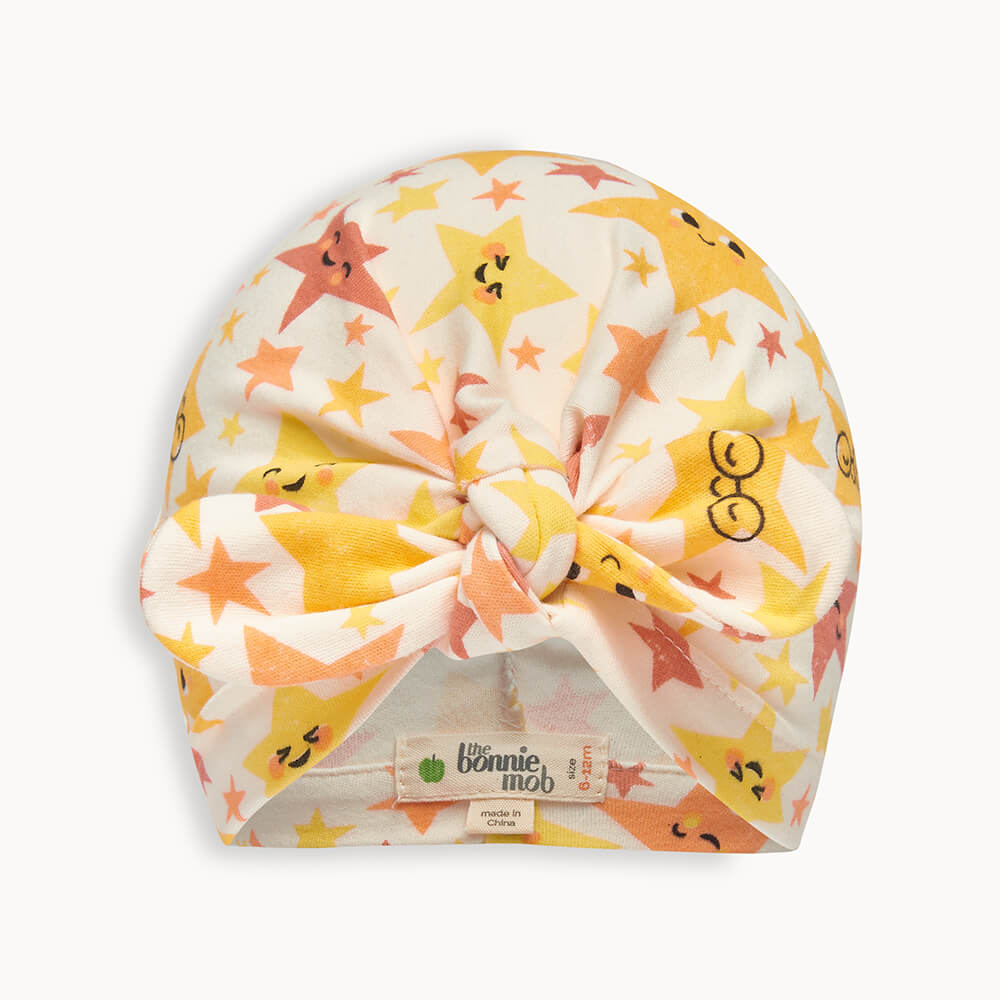 LORNA TURBAN STYLE HAT WITH BOW || BONNIE MOB