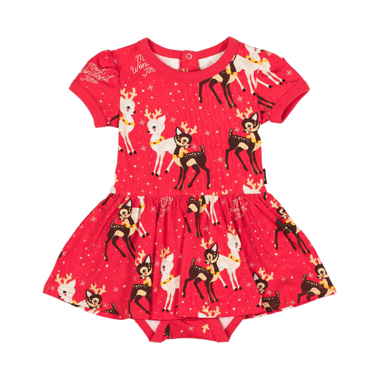 COMET AND CUPID BABY WAISTED DRESS || ROCK YOUR BABY