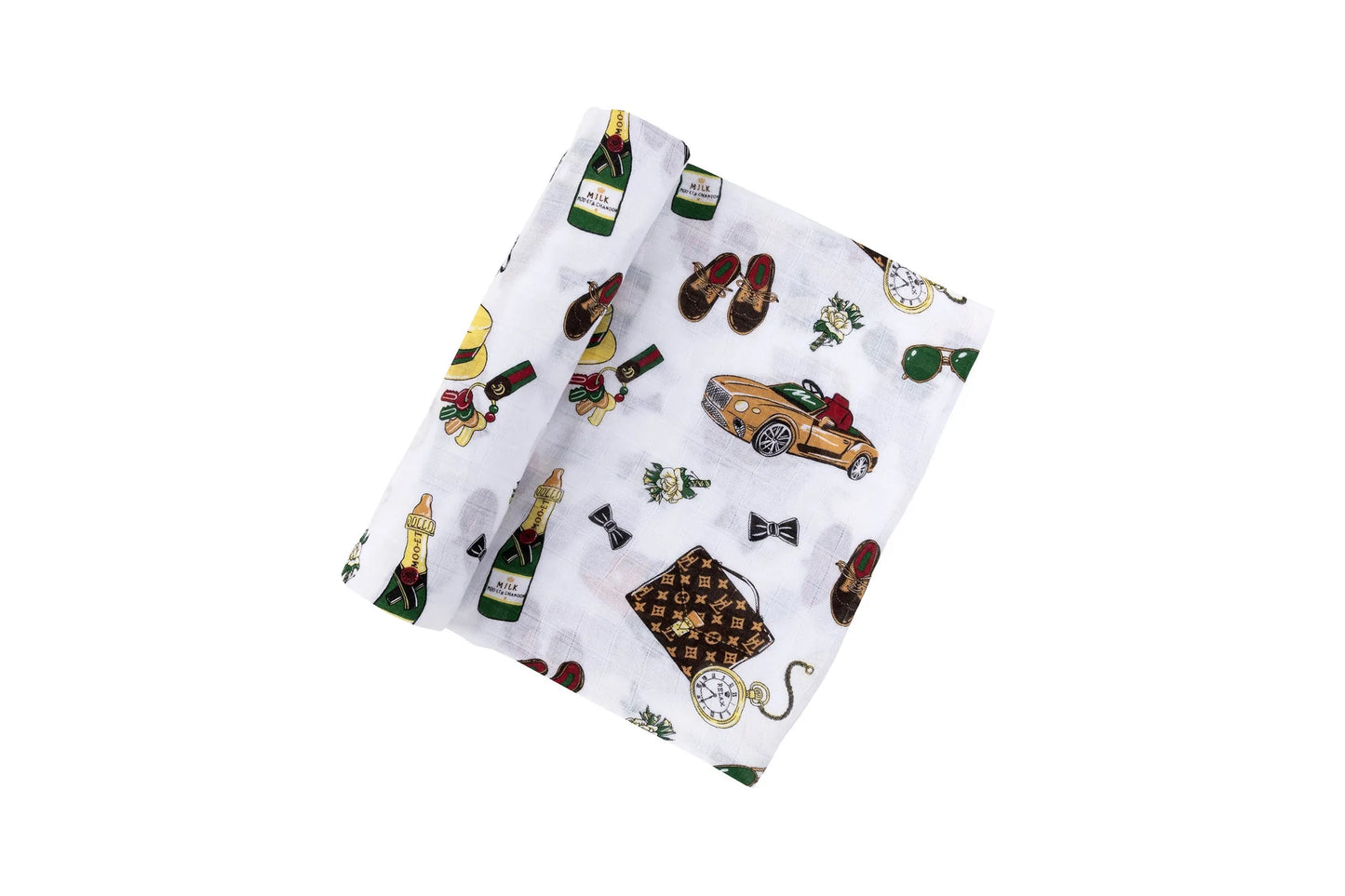 Dapper Napper Baby Muslin Swaddle Blanket