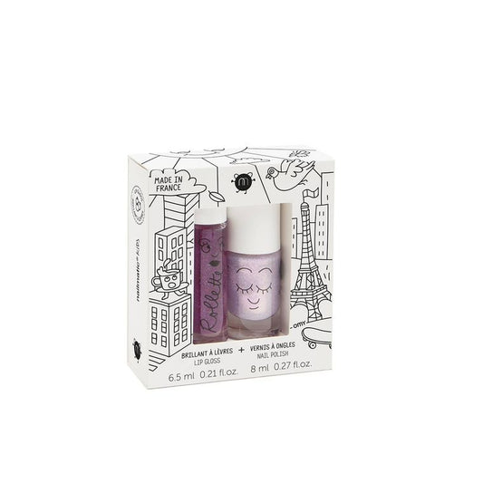 Lovely City Lip Gloss + Nail Polish Gift Set