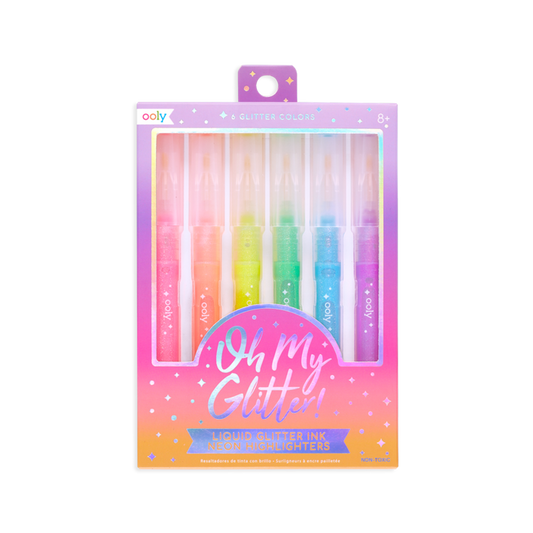 Oh My Glitter! Highlighters - Set of 6
